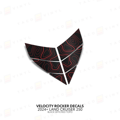 Taco Vinyl Land Cruiser 250 Velocity Lower Rocker Decals | '24+ Land Cruiser