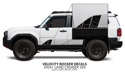 Taco Vinyl Land Cruiser 250 Velocity Lower Rocker Decals | '24+ Land Cruiser