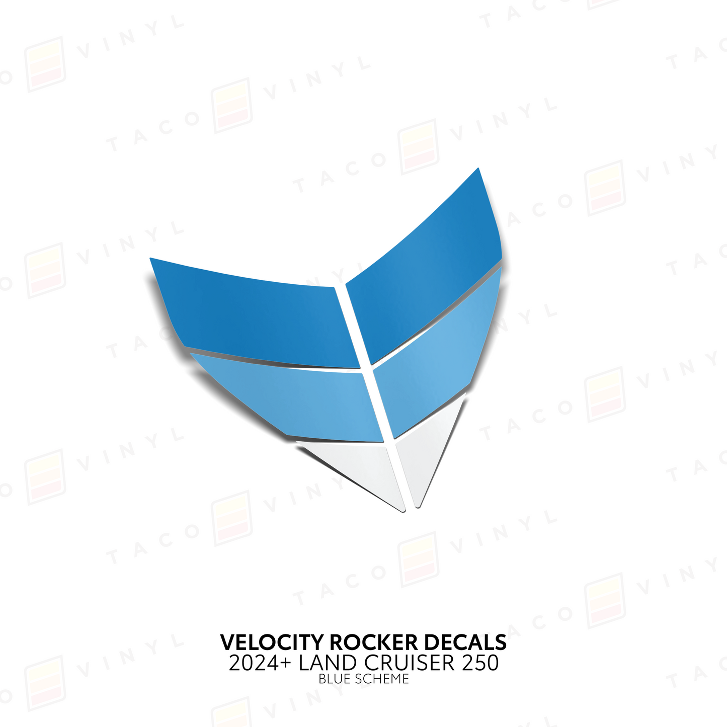 Taco Vinyl Land Cruiser 250 Velocity Lower Rocker Decals | '24+ Land Cruiser