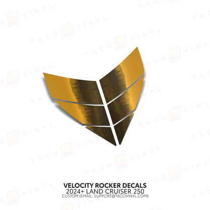 Taco Vinyl Land Cruiser 250 Velocity Lower Rocker Decals | '24+ Land Cruiser