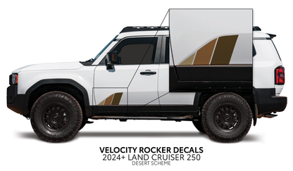 Taco Vinyl Land Cruiser 250 Velocity Lower Rocker Decals | '24+ Land Cruiser