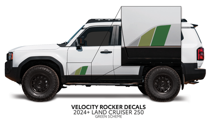 Taco Vinyl Land Cruiser 250 Velocity Lower Rocker Decals | '24+ Land Cruiser