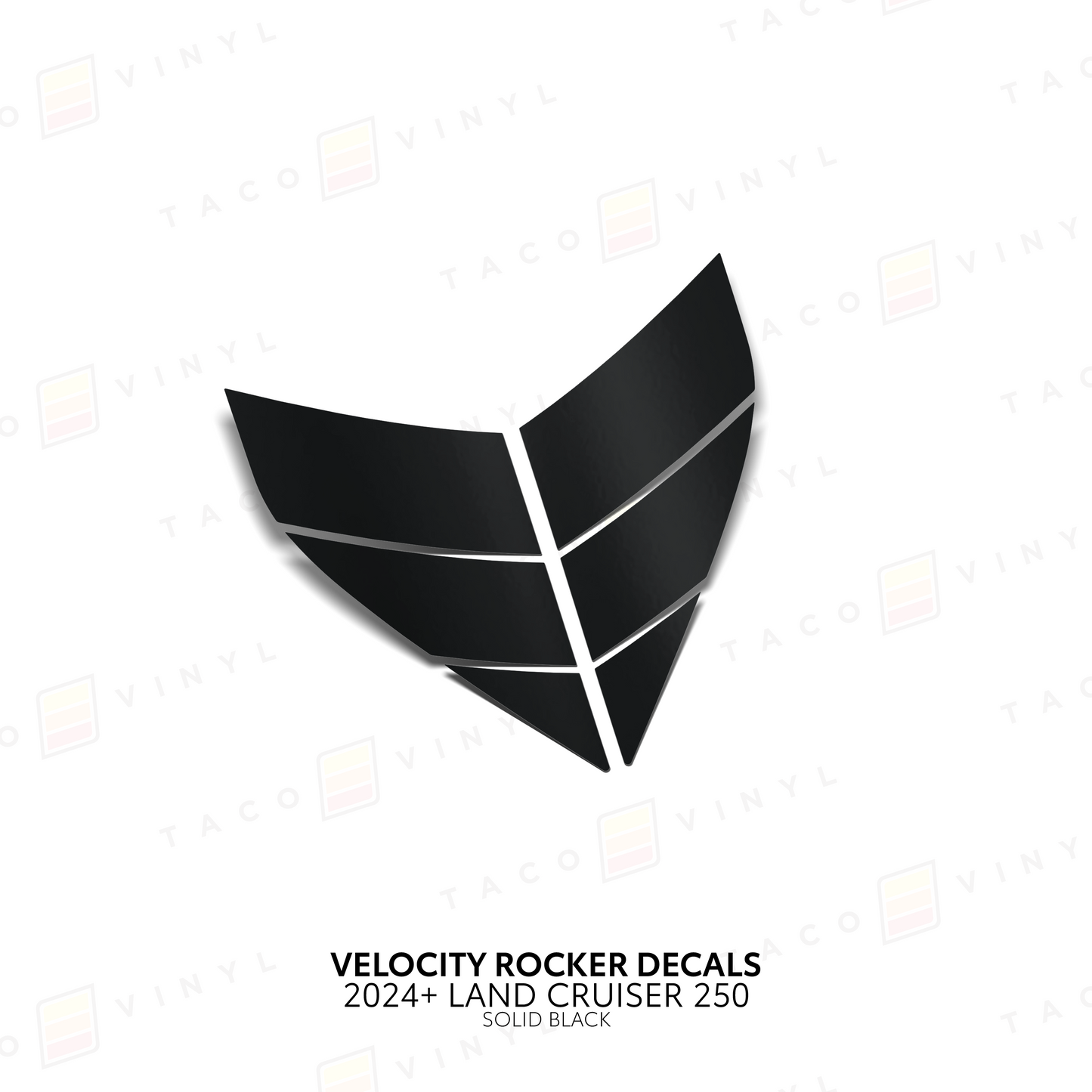 Taco Vinyl Land Cruiser 250 Velocity Lower Rocker Decals | '24+ Land Cruiser