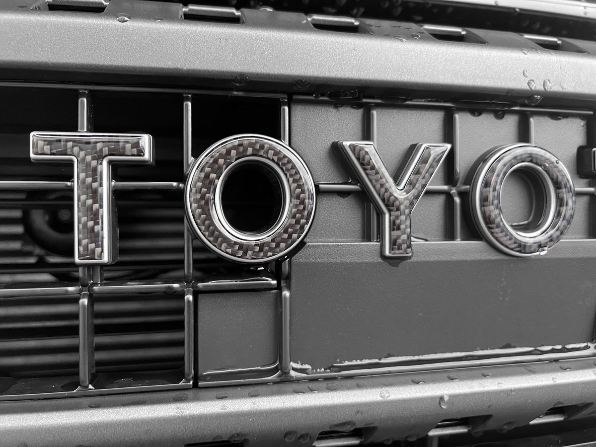 Tufskinz Front Grille Letter Overlays | 2024+ Land Cruiser
