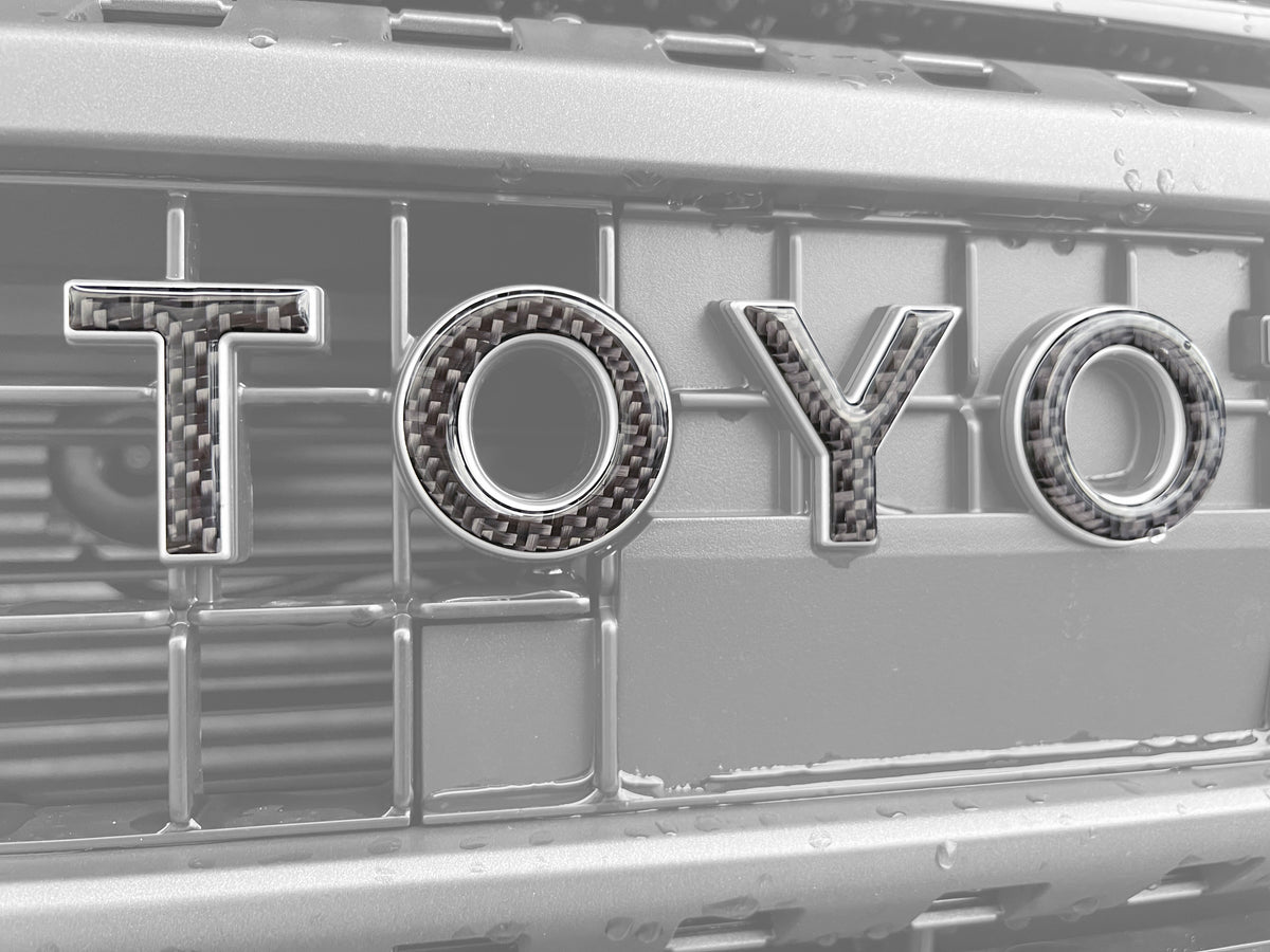 Tufskinz Front Grille Letter Overlays | 2024+ Land Cruiser
