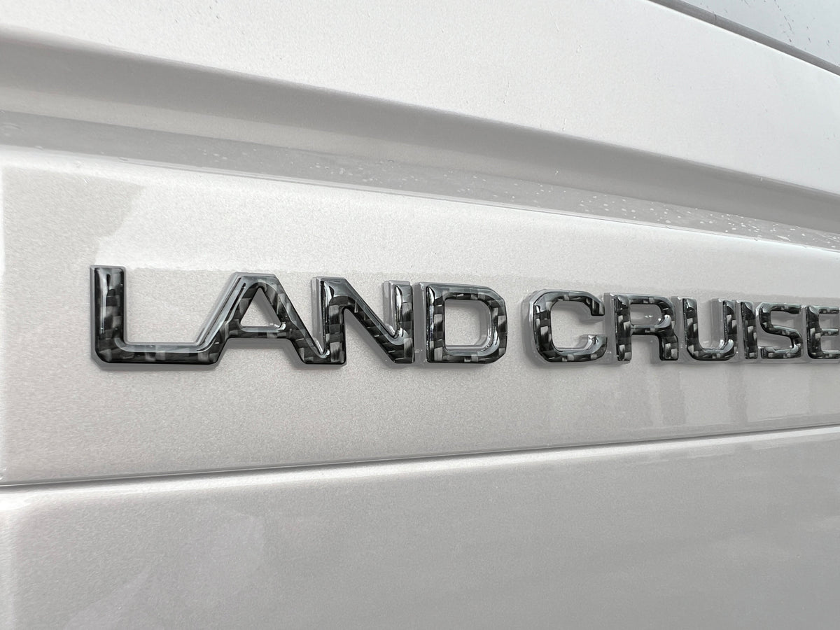 Tufskinz Rear Liftgate Letter Overlays | 2024+ Land Cruiser