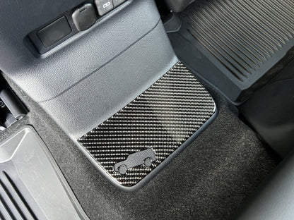 Tufskinz Rear Center Console Kick Plate Overlays | 2024+ Land Cruiser