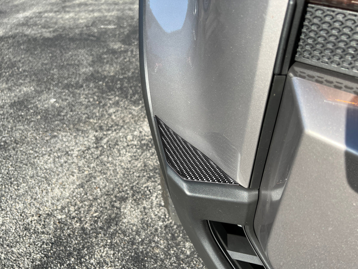 Tufskinz Front Bumper Top Side Overlays | 2024+ Land Cruiser