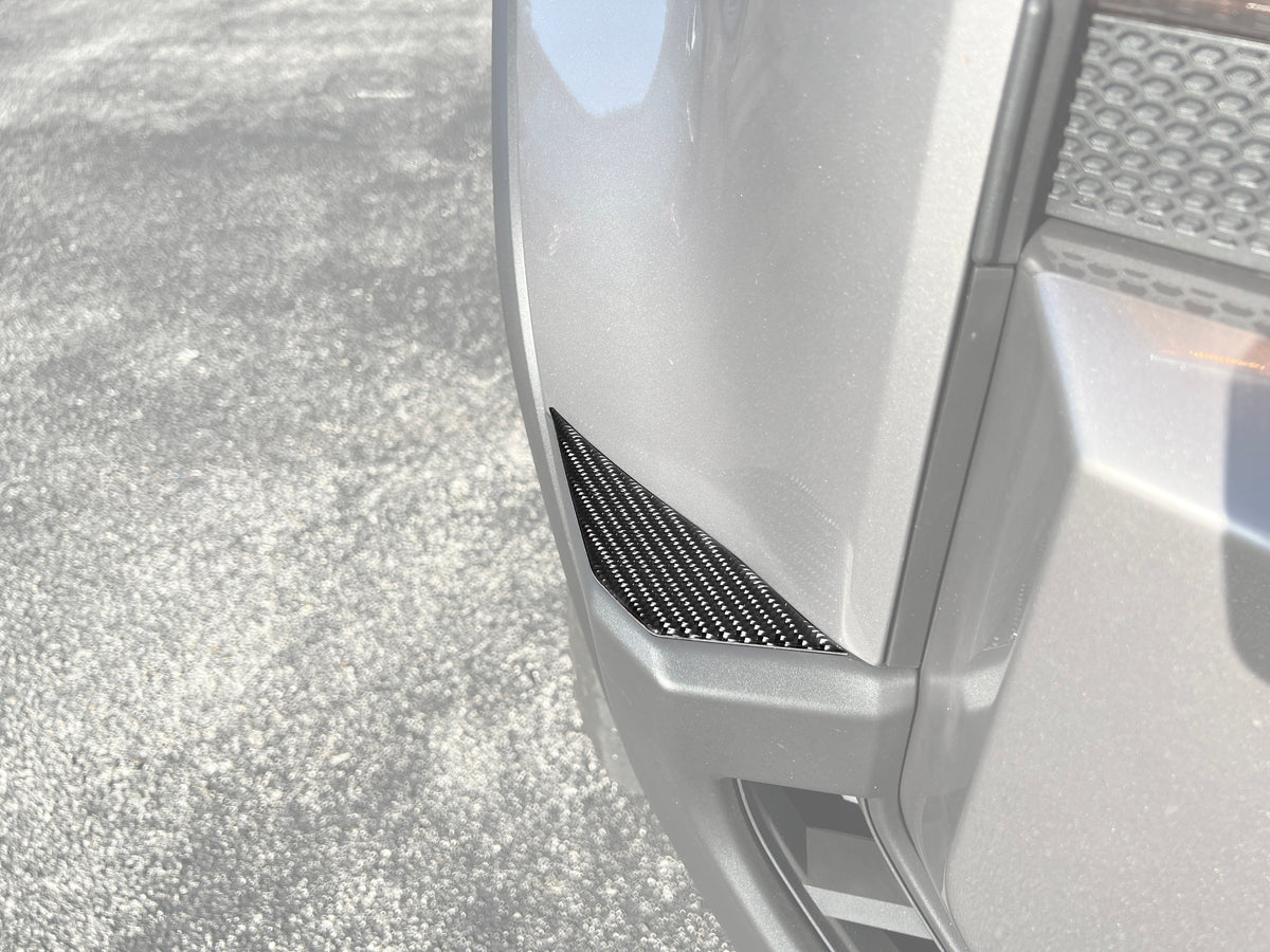 Tufskinz Front Bumper Top Side Overlays | 2024+ Land Cruiser