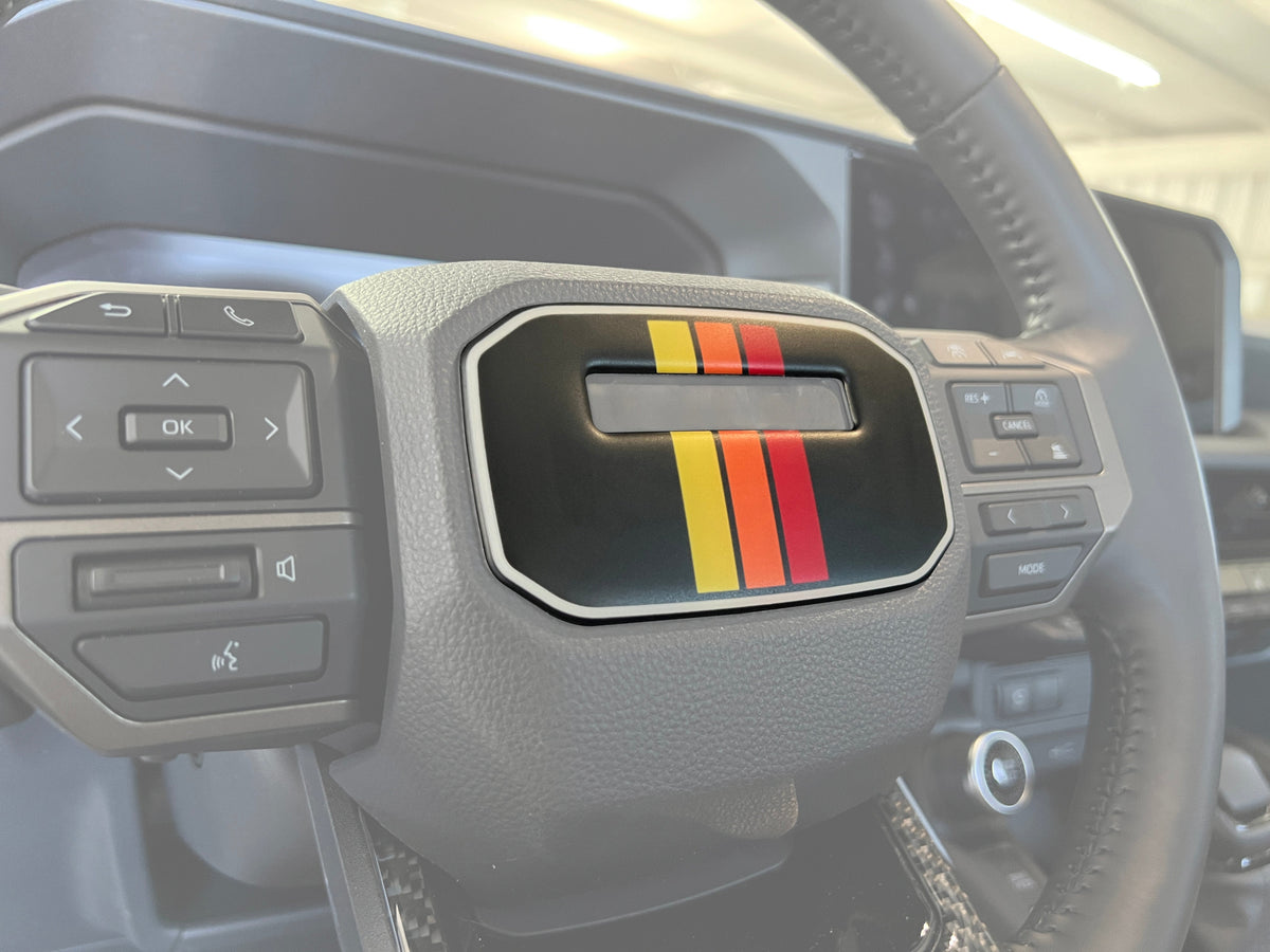 Tufskinz Center Steering Wheel Accent Trim | 2024+ Land Cruiser