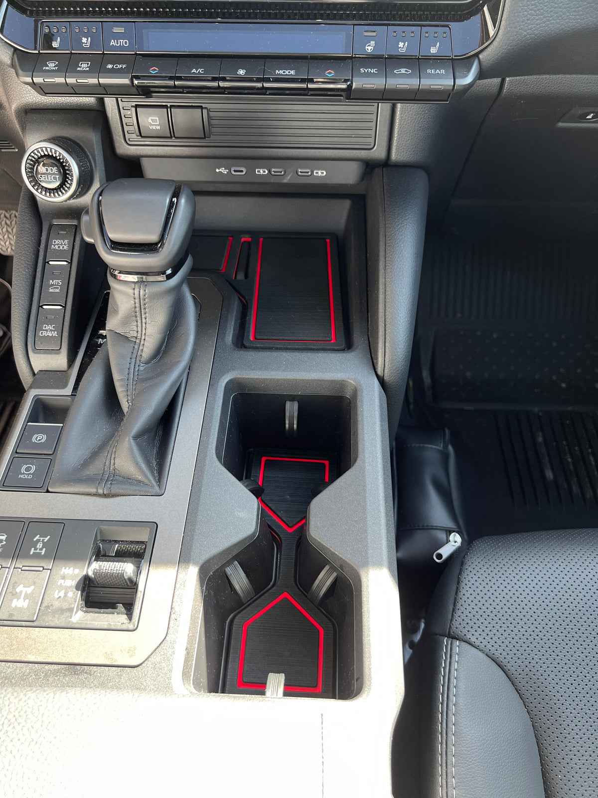 Tufskinz Center Console Foam Inserts | 2024+ Land Cruiser