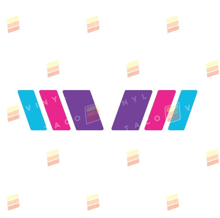 Taco Vinyl Rear Classic Decals