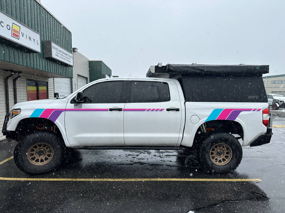 Taco Vinyl Tundra Heritage Side Stripes | '14 - '21 Tundra