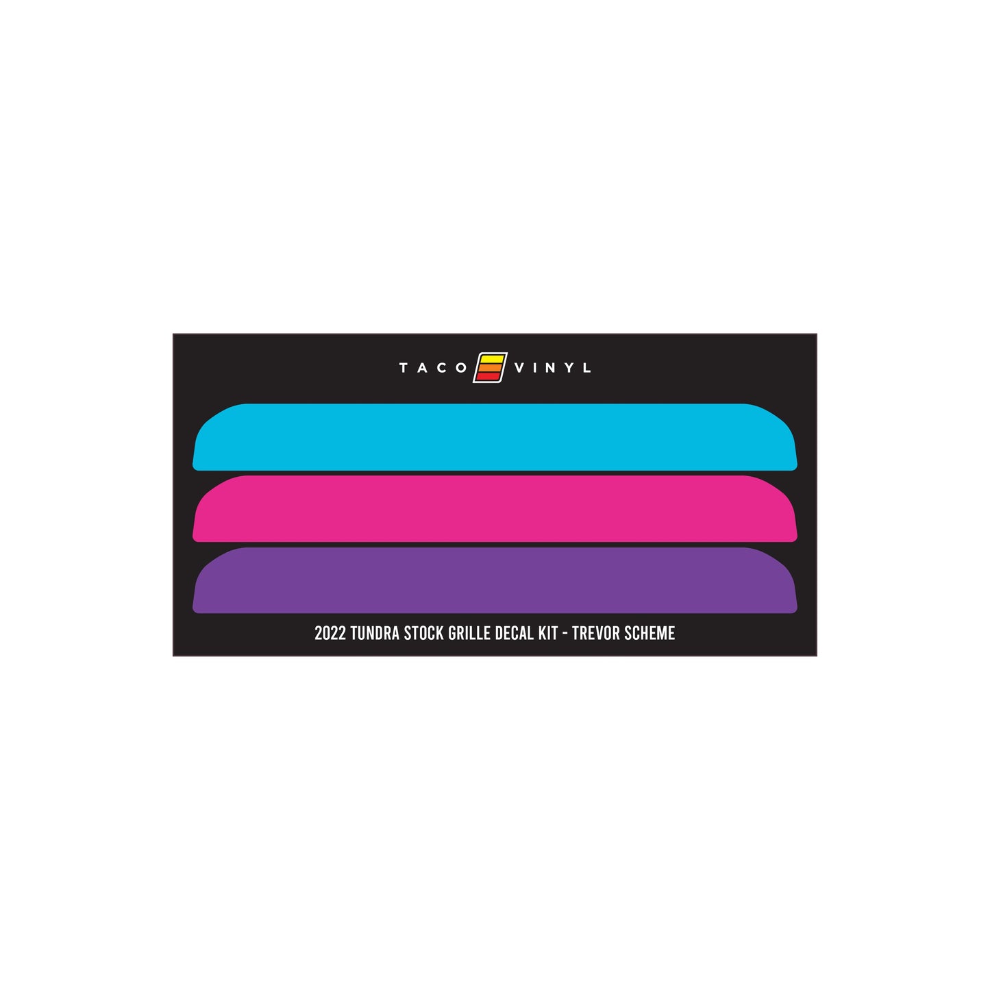 Taco Vinyl Tundra Offroad Grille Decal | '22+ Tundra