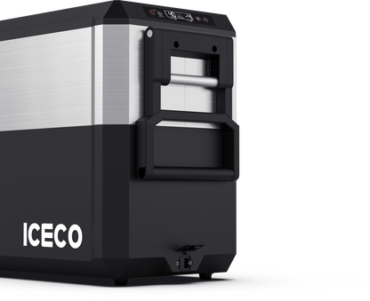 JP50 Pro Dual Zone Wheeled Car Fridge With Cover | ICECO | 50 LT