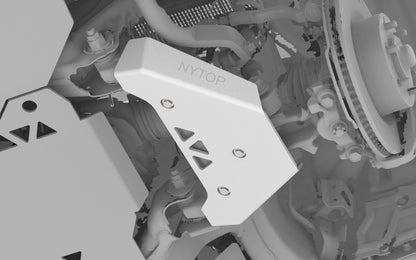 Toyota Land Cruiser/Lexus GX550 Lower Control Arm Skid Plate Kit | '24+ Land Cruiser