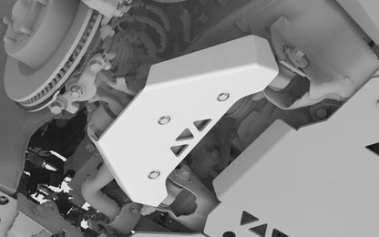 Toyota Land Cruiser/Lexus GX550 Lower Control Arm Skid Plate Kit | '24+ Land Cruiser