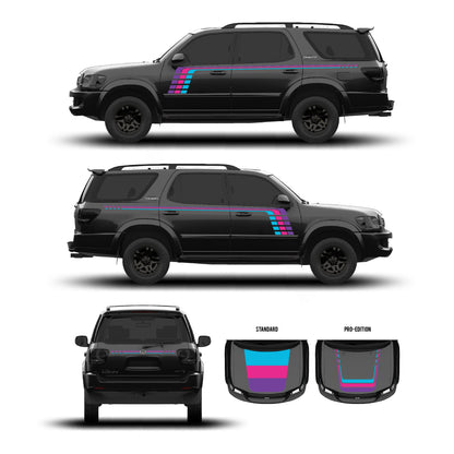 Taco Vinyl Sequoia Checkered Stripe Kit | '01 - '07 Sequoia