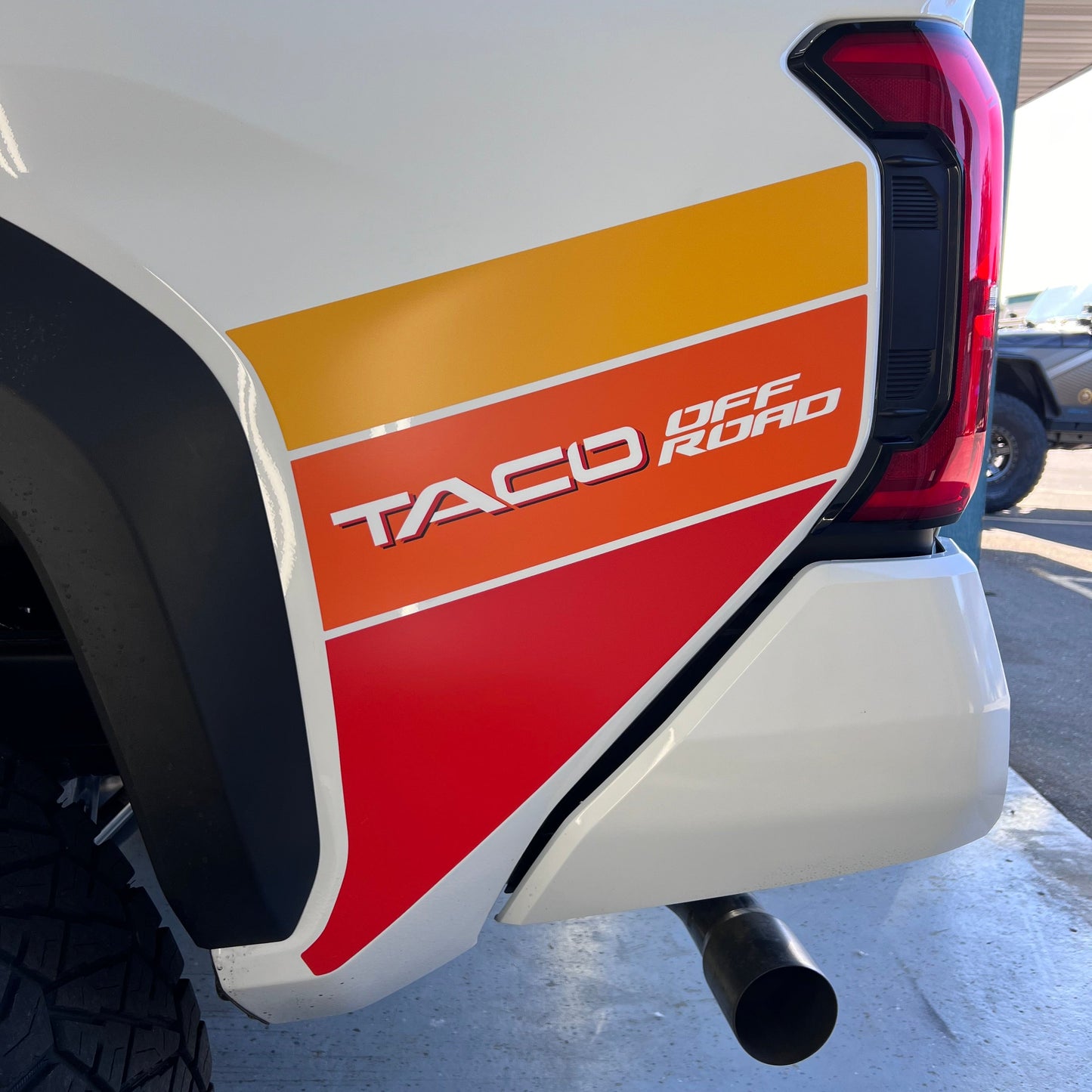 Taco Vinyl Lower Bedside Decals | '24+ Tacoma