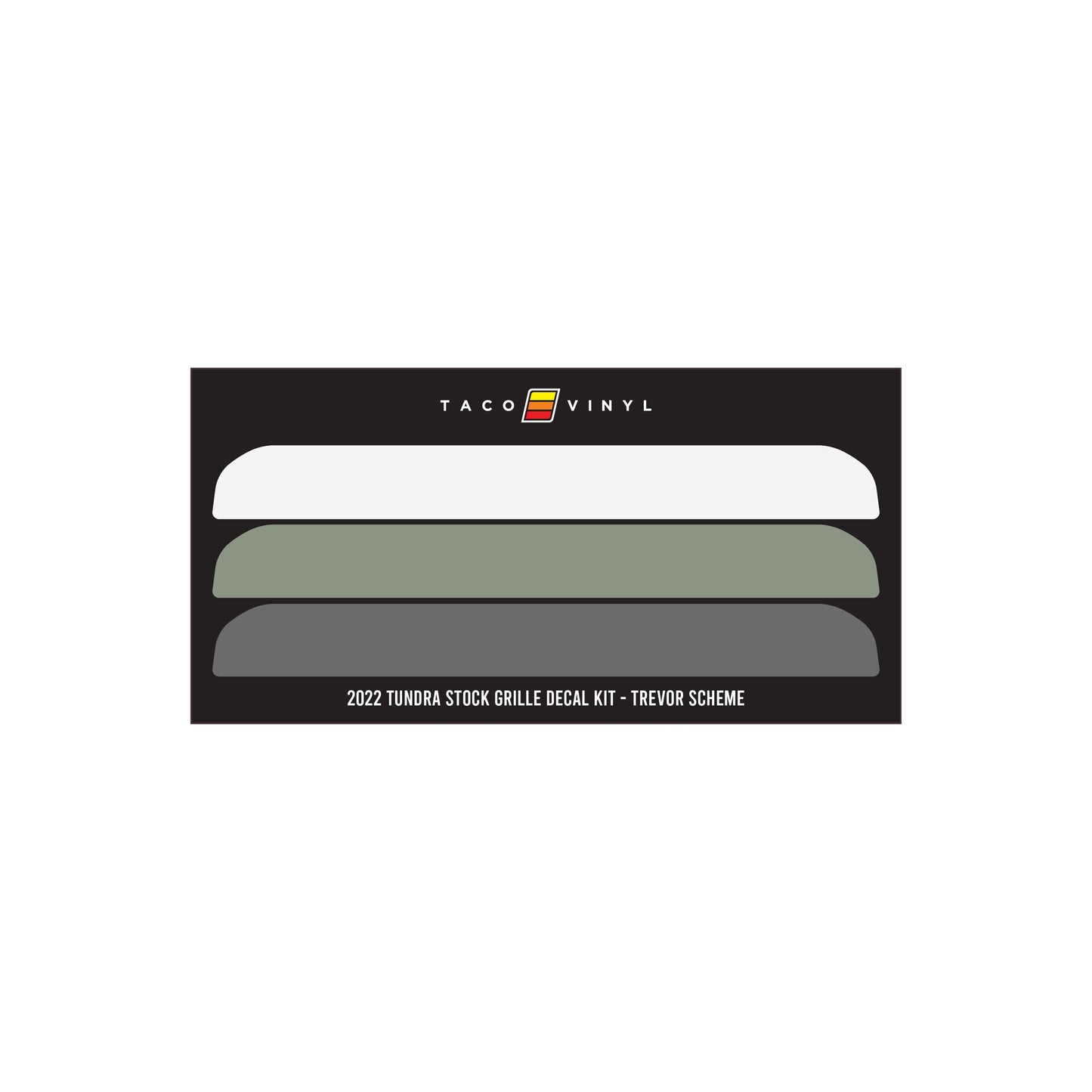 Taco Vinyl Tundra Offroad Grille Decal | '22+ Tundra