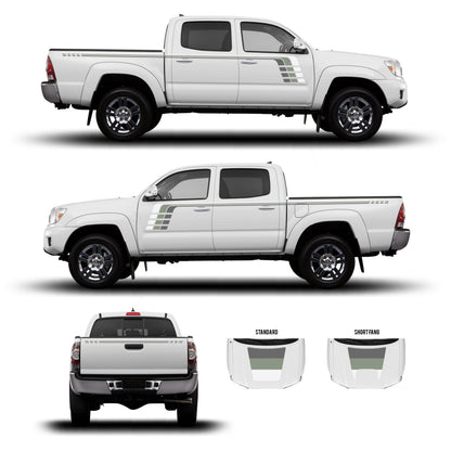 Taco Vinyl Tacoma Checkered Stripe Kit | '05 - '15 Tacoma