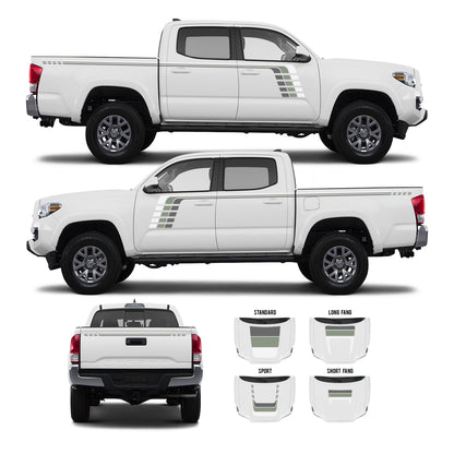 Taco Vinyl Tacoma Checkered Stripe Kit | '16 - '23 Tacoma