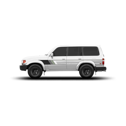 Taco Vinyl 80 Series Land Cruiser Retro Stripes
