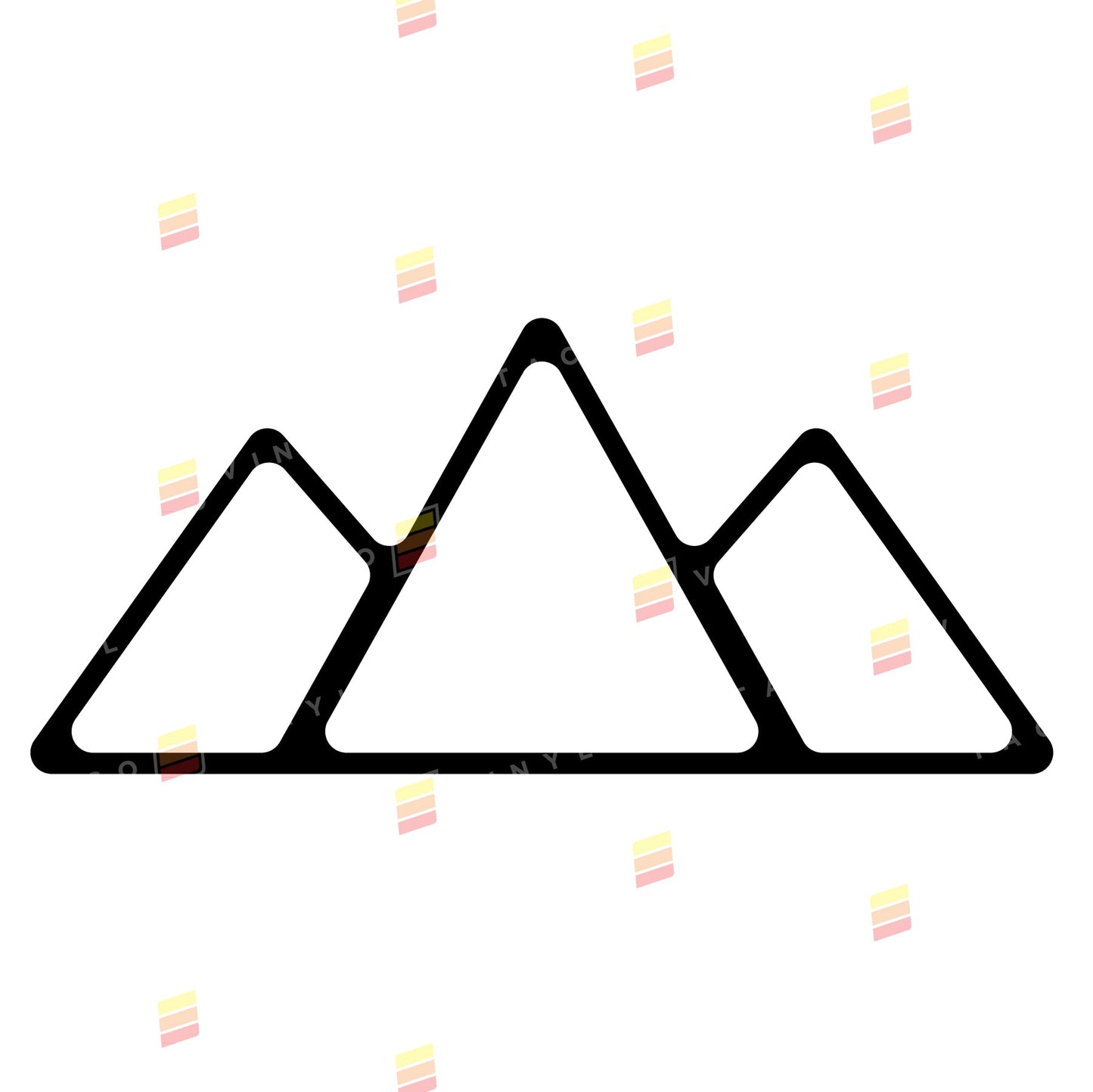 Taco Vinyl Mountain Grille Badge