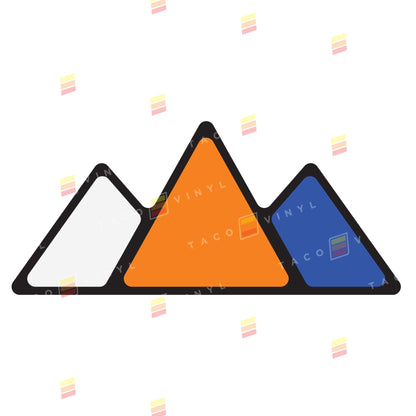 Taco Vinyl Mountain Grille Badge