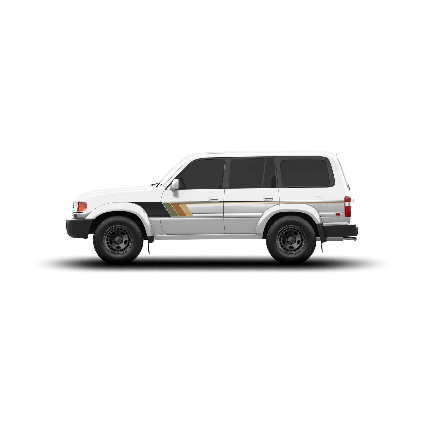 Taco Vinyl 80 Series Land Cruiser Retro Stripes