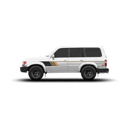 Taco Vinyl 80 Series Land Cruiser Retro Stripes