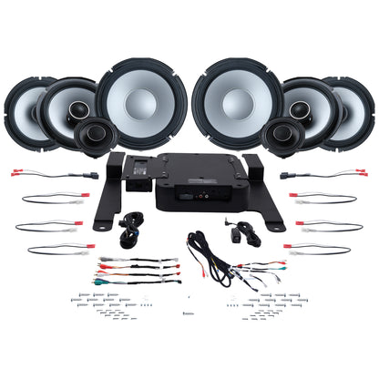 Alpine Plug & Play 8-Speaker, 4-Channel Amp & Powered Subwoofer Bundle (8" Front Door Speakers) | '10 - '24 4Runner