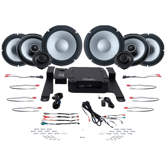 Alpine Plug & Play 8-Speaker, 4-Channel Amp & Powered Subwoofer Bundle (8" Front Door Speakers) | '10 - '24 4Runner