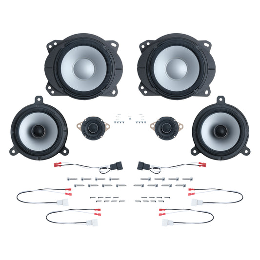 Alpine 6 Speaker Plug & Play Bundle (8" Front Door Speaker) | '16 - '23 Tacoma