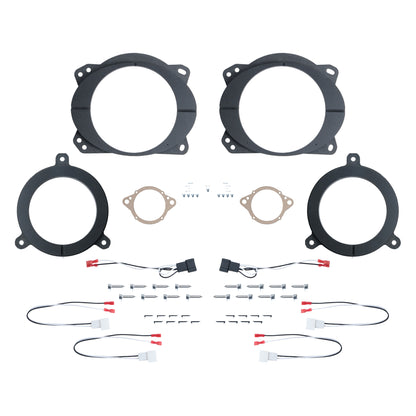 Alpine 6 Speaker Plug & Play Bundle (8" Front Door Speaker) | '16 - '23 Tacoma