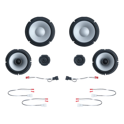 Alpine 6 Speaker Plug & Play Bundle (8" Front Door Speaker) | '16 - '23 Tacoma