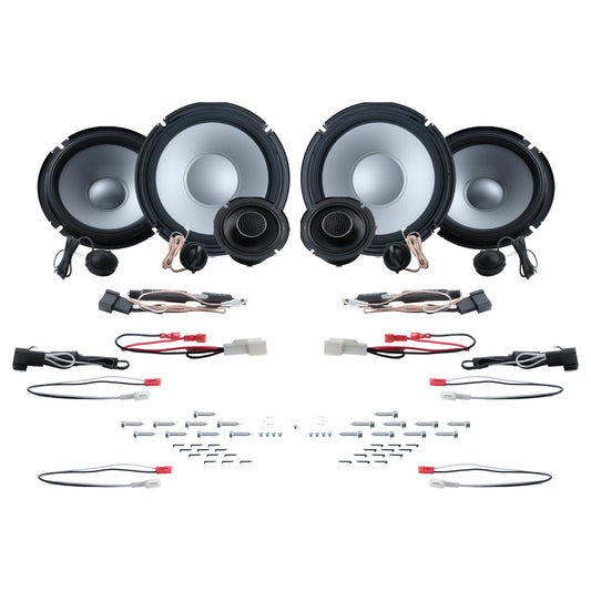 Alpine 10 Speaker Plug & Play Bundle (8" Front Door Speakers) | '14 - '21 Tundra