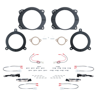 Alpine 10 Speaker Plug & Play Bundle (8" Front Door Speakers) | '14 - '21 Tundra