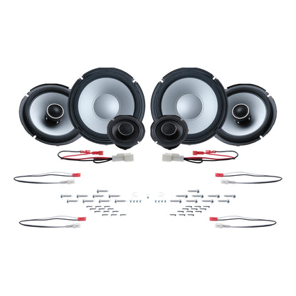Alpine 6 Speaker Plug & Play Bundle (8" Front Door Speakers) | '07 - '13 Tundra