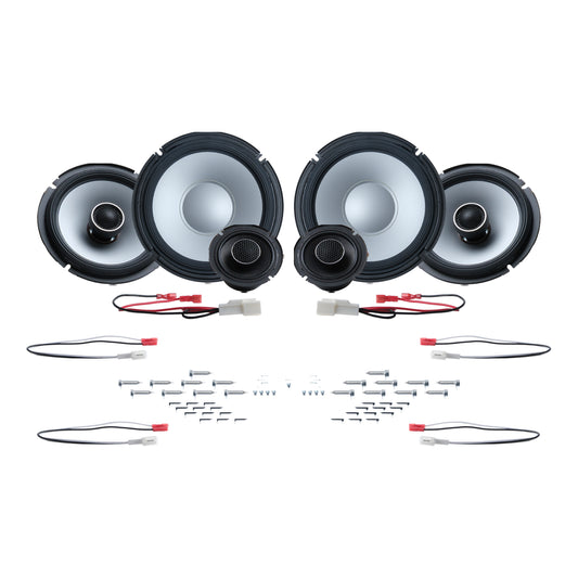Alpine 6 Speaker Plug & Play Bundle (8" Front Door Speakers) | '07 - '13 Tundra