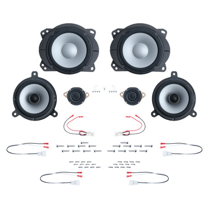 Alpine 6 Speaker Plug & Play Bundle (8" Front Door Speakers) | '07 - '13 Tundra