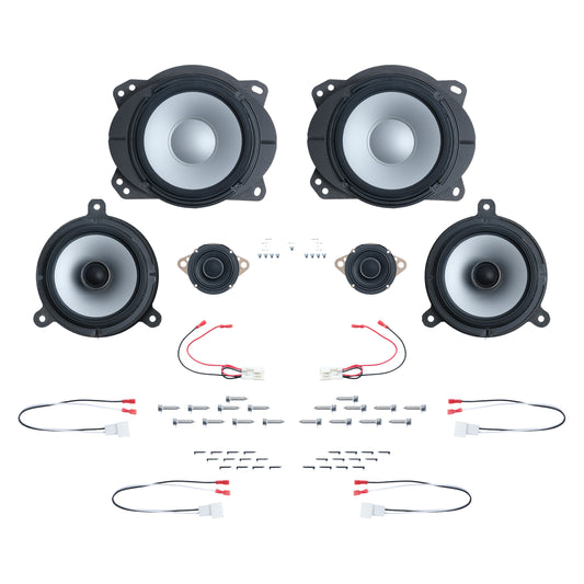 Alpine 6 Speaker Plug & Play Bundle (8" Front Door Speakers) | '07 - '13 Tundra