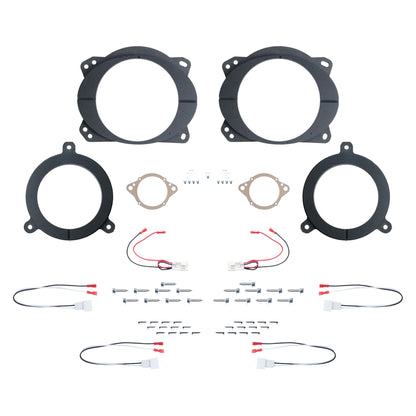 Alpine 6 Speaker Plug & Play Bundle (8" Front Door Speakers) | '07 - '13 Tundra