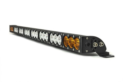Cali Raised Dual Function Amber/White LED Light Bar Prinsu Mounting Bracket Kit