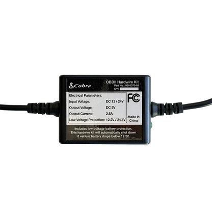 Cobra OBD-II Constant Power Cable for SC Series Dash Cams