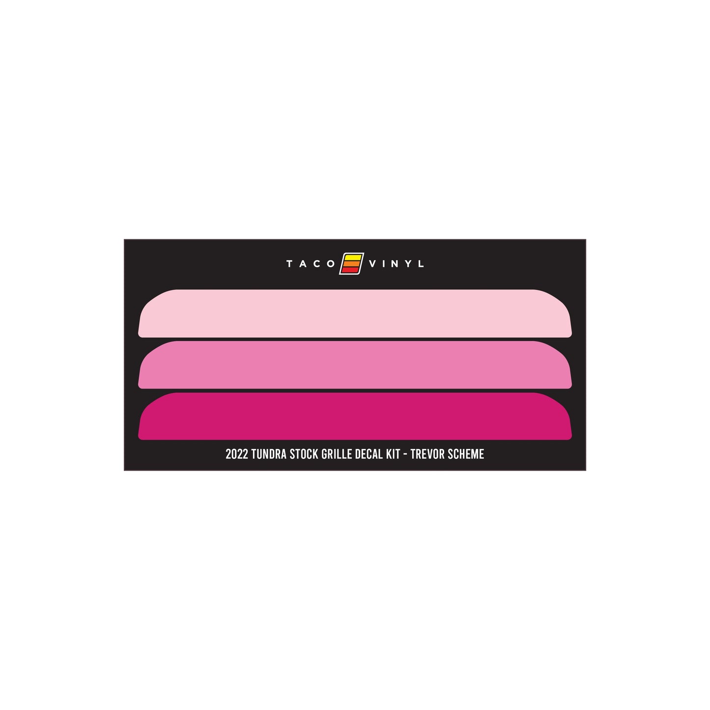 Taco Vinyl Tundra Offroad Grille Decal | '22+ Tundra