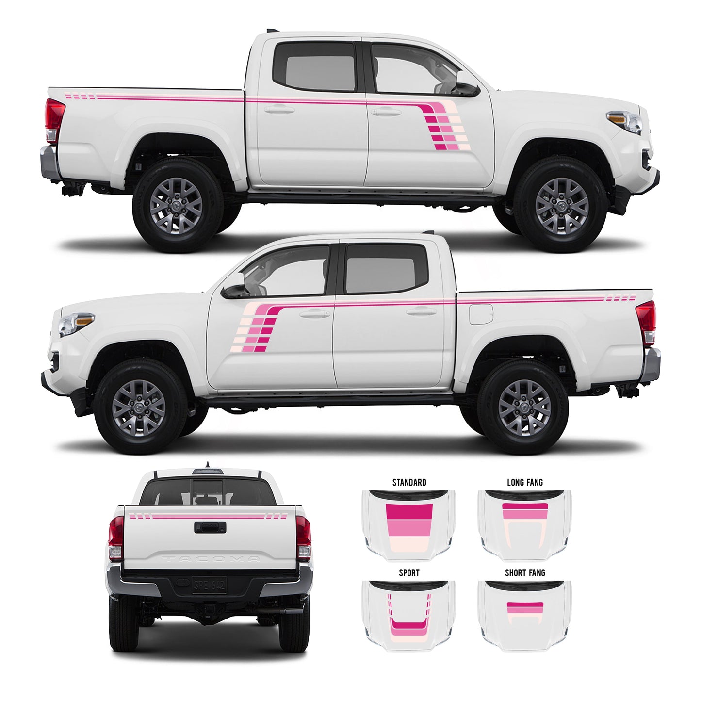 Taco Vinyl Tacoma Checkered Stripe Kit | '16 - '23 Tacoma