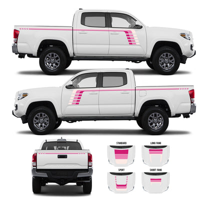 Taco Vinyl Tacoma Checkered Stripe Kit | '16 - '23 Tacoma