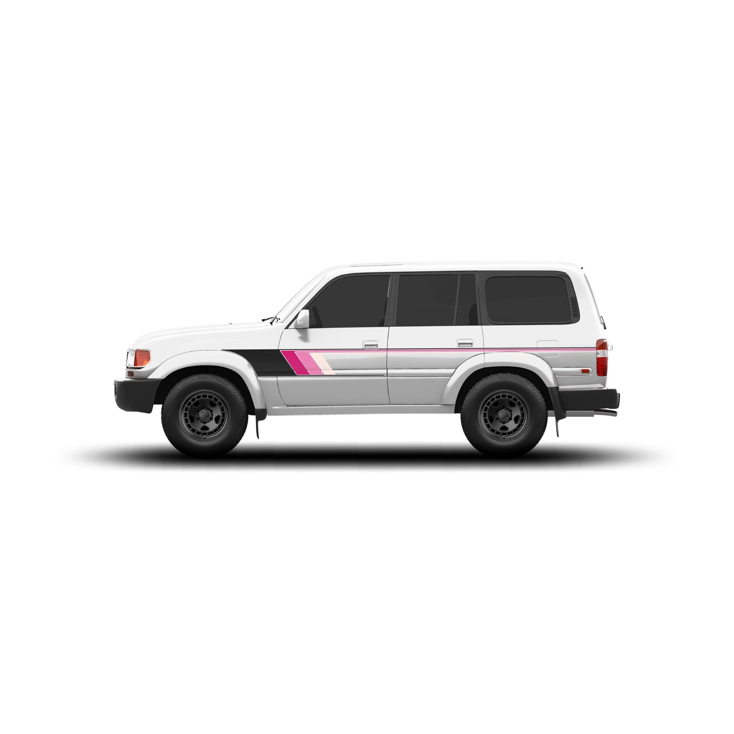Taco Vinyl 80 Series Land Cruiser Retro Stripes