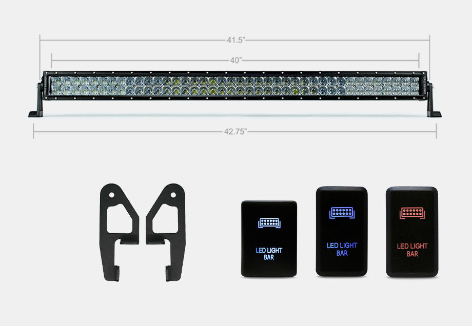 Cali Raised Premium Roof Rack Lighting Kit | 2007+ Tundra